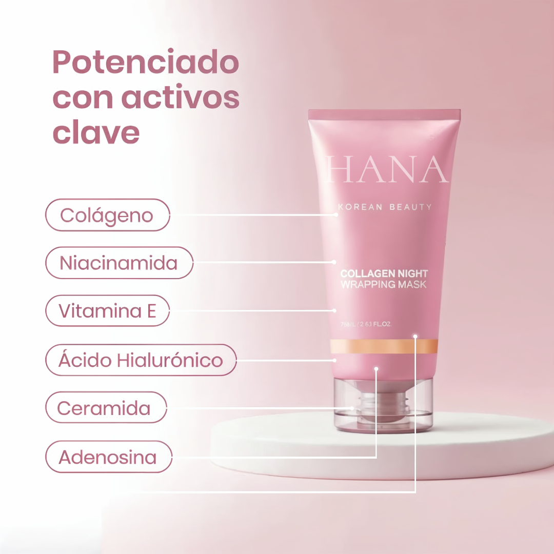 HANA Original Collagen Night Mask — Mascarilla Nocturna de Colágeno