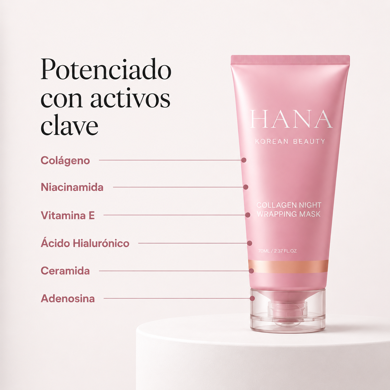 Mascarilla Nocturna de Colágeno